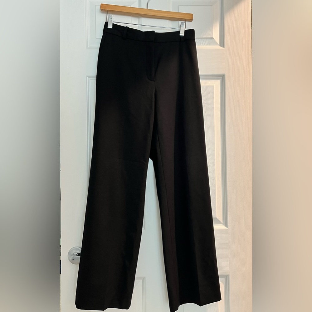 Black Aritzia Babaton Agency Pants Trousers City Wool Size 6 NWOT